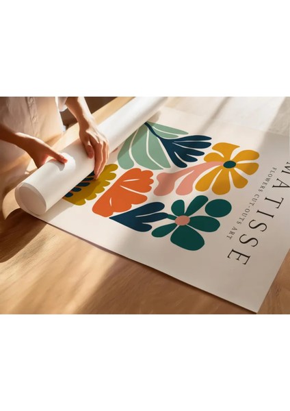 (Çerçevesiz) Renkli Modern Matisse Baskısı Poster, Bohem Duvar Dekoru, Matisse