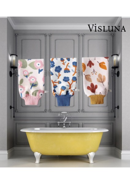 2'li Mikrofiber Banyo Duş Kesesi Eldiveni Ölü Deri Temizleyici Içi Lif Dışı Kese Karışık Renk fırsatları