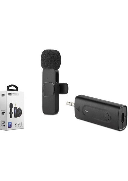 HDX2787 Kablosuz Yaka Mikrofonlu Aux (20 Metre Erişilebilir,son Derece Hassas)