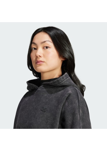 Originals JJ0333 Acid-Wash Crop Kapüşonlu Üst fırsatları