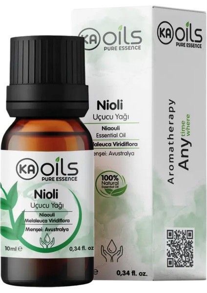 Nioli Saf Uçucu Yağı 10 ml - %100 Saf ve Doğal Niaouli Essential Oil