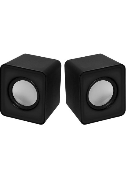 FS-334U-B Siyah 2.0 Hoparlör Sistemi (Usb)