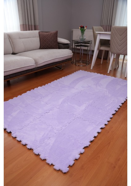 Peluş Kreş Halısı Anaokulu Puzzle Halı Japon Halı 50X50