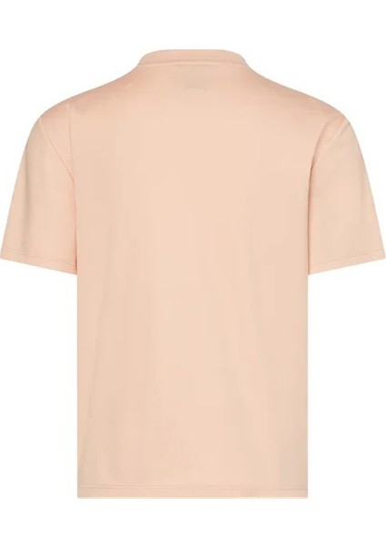 Kadın Regular Fit Amblem Nakışlı Supima Pamuk T-Shirt - Somon fiyatları