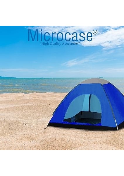 3 Kişilik Manuel Yazlık Konforlu Kamp Çadırı 200X150X110CM Lacivert AL3893 modelleri