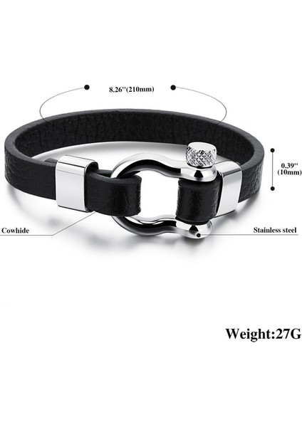 Atatürk Imzalı Çelik Deri Bileklik Paslanmaz, Kararmaz, Ayarlanabilir (Yurt Dışından)