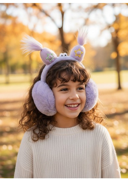 Peluş Katlanabilir Sevimli Saç Detaylı Kulaklık