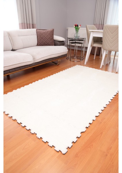 Peluş Kreş Halısı Anaokulu Puzzle Halı Japon Halı 50X50