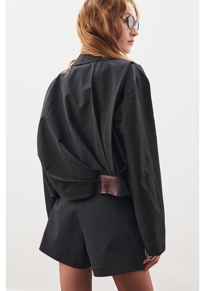 Ekoseli Bomber Ceket Siyah fırsatları