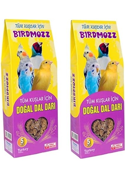 Birdmozz Doğal Dal Darı 5'li Paket 2 Adet