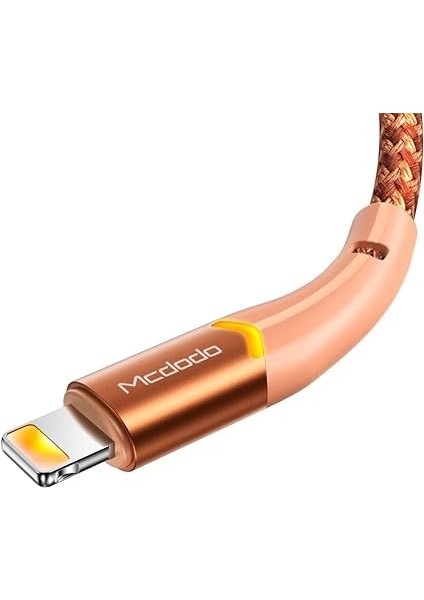 Mc Dodo Işıklı Lightnıng Data-Şarj Kablosu 1.8m Turuncu indirimleri