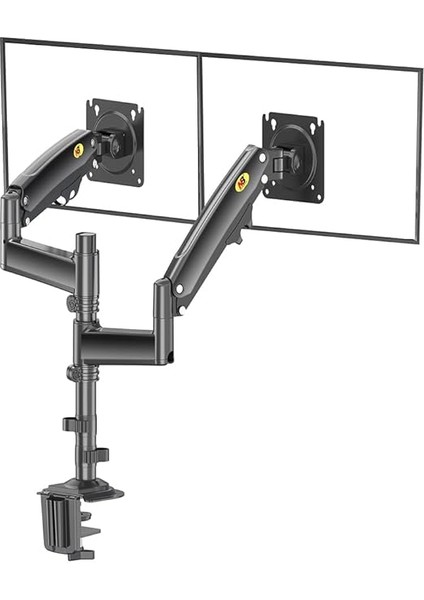 Bayou Nb H180 MNT05 17-27" LCD LED Çift Monitör Tutucu Amortisörlü Monitör Standı indirimleri