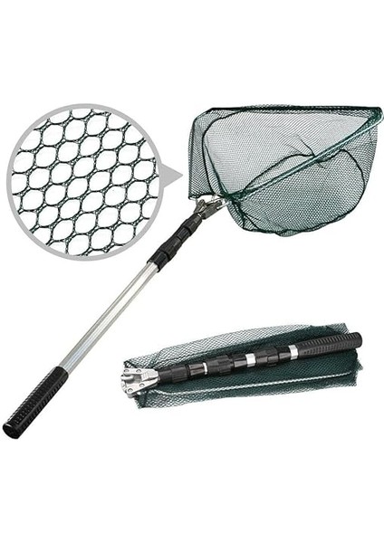 210 cm Katlanabilir Teleskopik Alüminyum Alaşım 40X40 Balık Kepçesi fiyatları