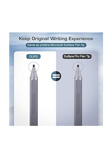 Kalem Ucu Yüzey Kalemi ile Uyumlu, 3'lü Paket Orijinal Kalem Ucu Stylus Kalem Ucu, Stylus Kalem Için Yedek Ucu Surface Pro 2017 Kalemi (Model 1776) /surface Pro 4 Kalem modelleri