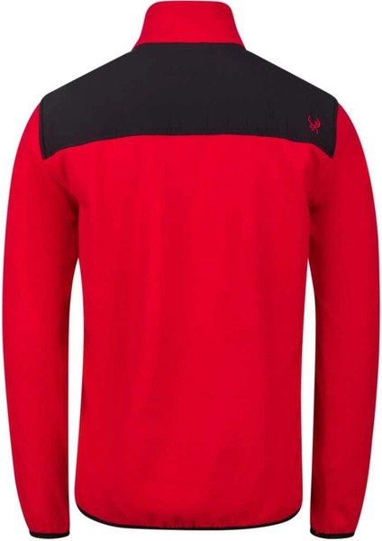 Cliff Erkek Parçalı Ince Polar Sweatshirt Kırmızı modelleri