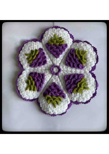 El Örgüsü Yün Lif 30×30 cm