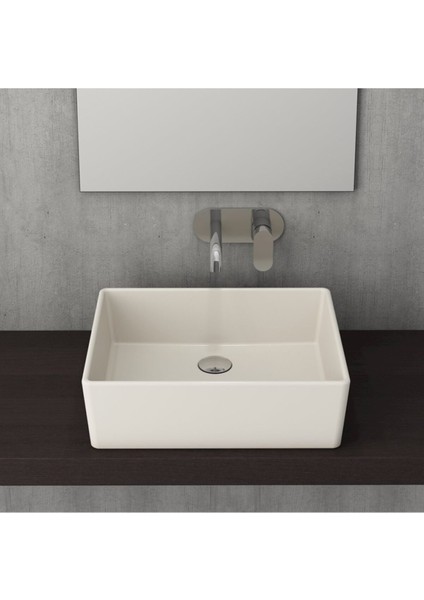 Milano 50 cm Çanak Lavabo Parlak Bisküvi 1215-014-0125