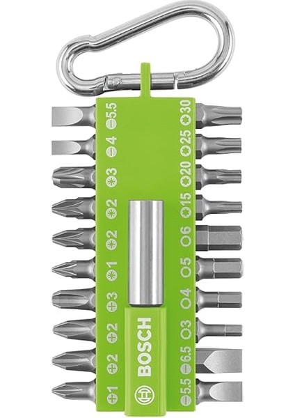 Home And Garden - 21 Parça Vidalama Ucu Seti Yaylı Kancalı, Yeşil fiyatları