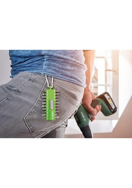 Home And Garden - 21 Parça Vidalama Ucu Seti Yaylı Kancalı, Yeşil modelleri