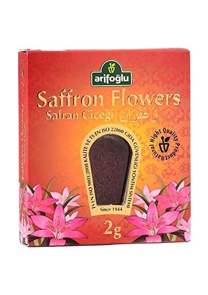 Arifoğlu Safran 2g (Kutu)