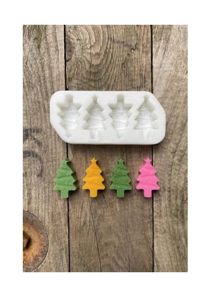 Concept Çam Ağacı Mini Dörtlü Mum Kalıbı (Silikon) fiyatları