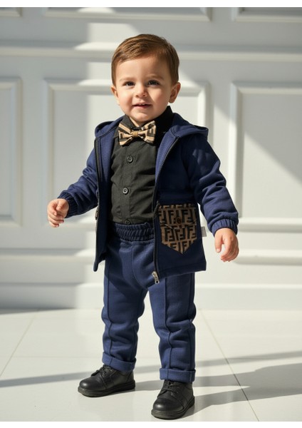 Erkek Çocuk Ceket Body Pantolon Alt Üst Takım Bayramlık 3'lü