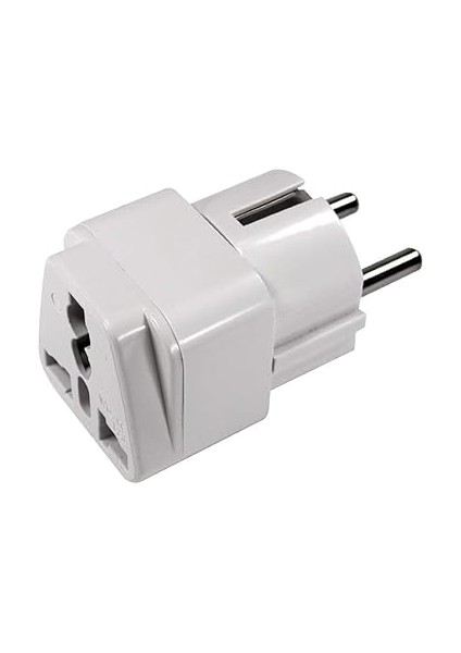 Evrensel Türkiye Priz Çevirici Adaptör Seyahat Fişi Adaptörü, Türk Erkek Fişli, Universal, Beyaz fiyatları