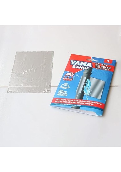 Bondit Ultra Güçlü Su Geçirmez Tamir Yama Bandı Alüminyum Kaplı 10X15 cm 4 Adet fiyatları
