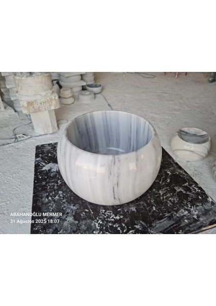 Marmara Mermer Banyo Kurnası