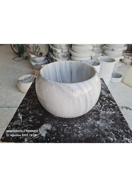 Marmara Mermer Banyo Kurnası