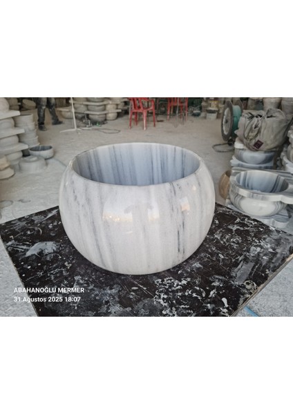 Marmara Mermer Banyo Kurnası