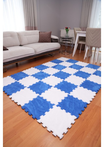Peluş Kreş Halısı Anaokulu Puzzle Halı Japon Halı 50X50