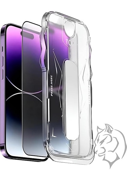 iPhone 16E / 14/13 Pro / 13 (6.1'') Ile Uyumlu [premıum] Ekran Koruyucu Hizalama Aparatlı [kolay Kurulum] ve Uygulanırken Camın Altında Toz Bırakmayan Darbelere Karşı Ekstra Güçlü Cam fiyatları
