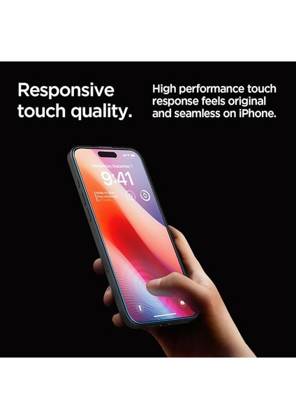 iPhone 16 Pro Max ile Uyumlu Cam Ekran Koruyucu Kolay Kurulum Glas.tr Ez Fit Slim Hd - AGL07914 indirimleri