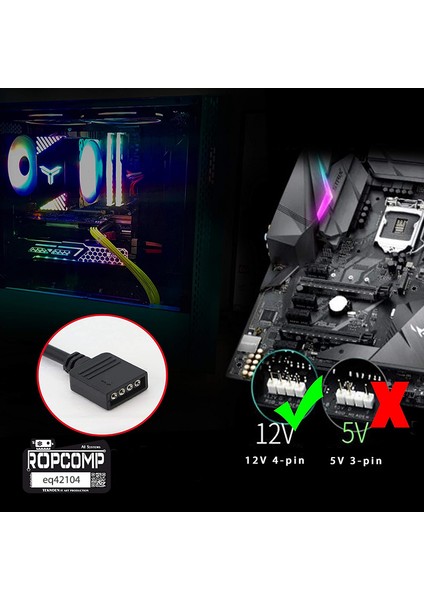 Pc Kasa ve LED Aydınlatma Için 4 Çıkışlı 4-Pin Rgb Splitter modelleri