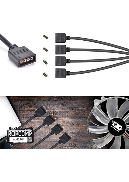 Pc Kasa ve LED Aydınlatma Için 4 Çıkışlı 4-Pin Rgb Splitter indirimleri