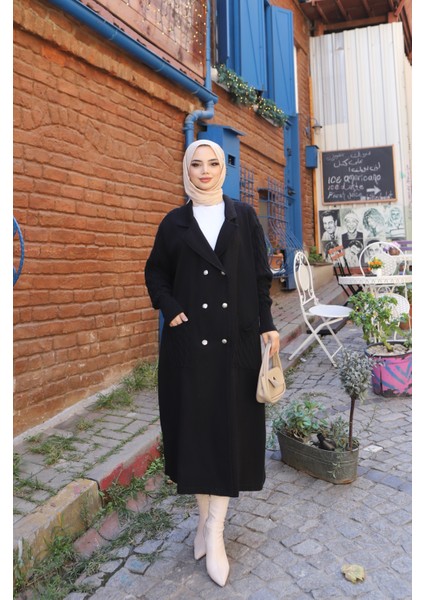 Düğmeli Iki Iplik Triko Hırka