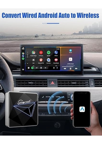Kablosuz Android Oto Adaptörü A2AIR PRO,2024 Android Auto Için Kablosuz Araç Adaptörünü Yükseltme,kablolu Android Auto'yu Kablosuza Dönüştürür,kolay Kurulum Doğrudan Eklenti USB fiyatları