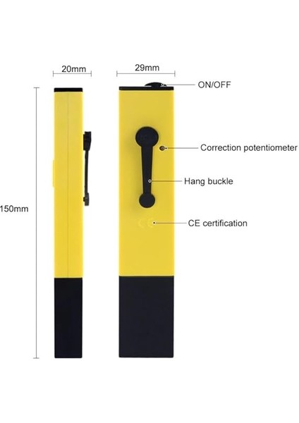 2133 Ph Metre Ph Ölçer Su Sıvı Akvaryum Kalibrasyon Cihazı fırsatları