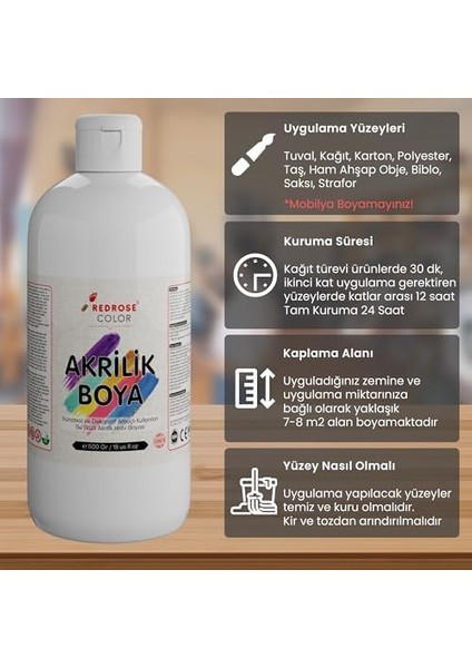 Rose Gri Akrilik 500 gr fiyatları