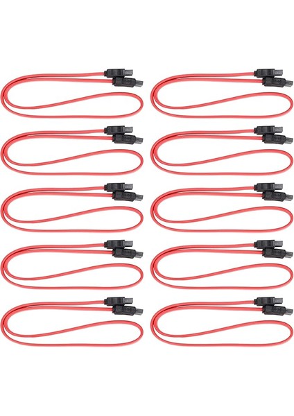 Sata Uzatma Kablosu, 0,5 M 7 Pin Erkekten Dişi Sata Uzatma Kablosu Kablosu Harici Sabit Disk Için SSD Veri Uzatma Kablosu Kablosu, Veri Iletimi (50 Cm)