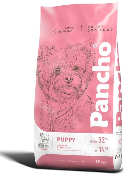 Kuzu Etli Yavru Köpek Maması 15 kg