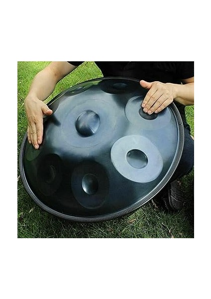 Harmonique Tambour Hand Pan 9 10 12 14 Notes Instrument De Percussion Professional Handpan En Acier Avec Sac De Voyage Décoration De String Et Malets Pour La Medit, Black, 10NOTES fiyatları