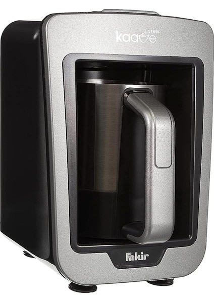 Kaave Steel Türk Kahvesi Makinesi, ‎735 W, 4 Fincan Kapasite, ‎26 x 22 x 30 Cm, Silver Stone