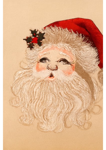 Noel Baba Desenli Dekoratif Yastık Kılıfı | Yılbaşı Yastığı fiyatları