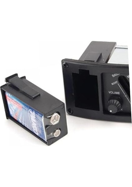 EQ-7545R Gitar Manyetiği Preamp Akustik Gitar Tuner 4 Bant Ekolayzer Manyetiği Amfi Için Siyah modelleri