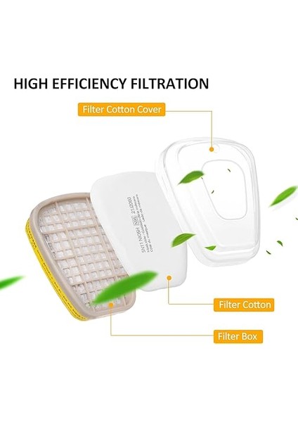 Yeniden Kullanılabilir Tam Yüz Si Tam Yüz Koruyucu 18'i 1 Arada Gaz Kapaklı Solunum Cihazı Ma Makinesi Parlatma Kaynak ve Diğer Iş Koruması Için Geniş Görüş I modelleri