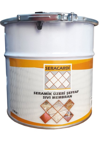 Seracardi Seramik Üzeri Şeffaf Izolasyon 3 kg