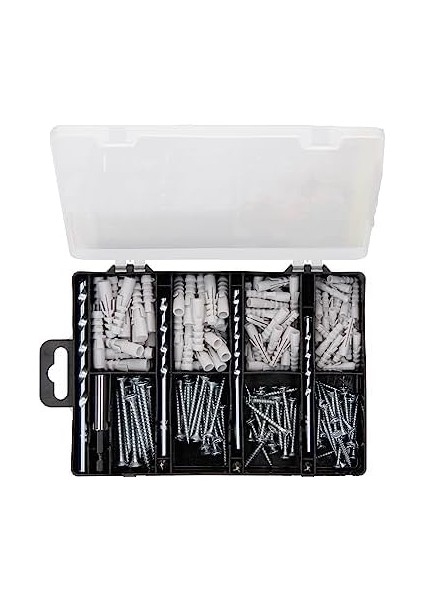 Professional Accessories Diy 173 Parça Aksesuar & Sabitleme Seti, Matkap Ucu, Vidalama Ucu, Vida, Dübel, Üniversal Tutucu, Yeşil fiyatları