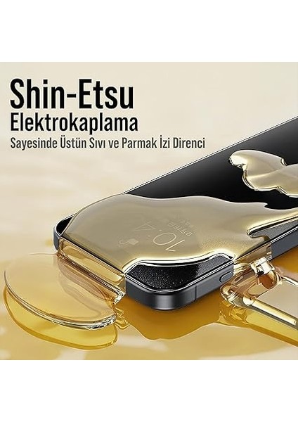 Premium iPhone 15/16 Uyumlu Tam Kaplayan Tozsuz Uygulama 9h Ekran Koruyucu Kırılmaz Temperli Cam fırsatları